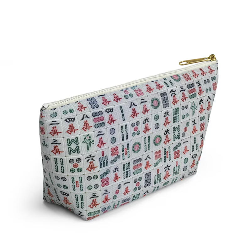 Mahjong Tile Bag Mahjongg Pouch Gifts for Mom Women Mahj Gift Chinese Board Game Mah Jongg Tiles Birthday Mahjong Lover Mah Jong Accessories