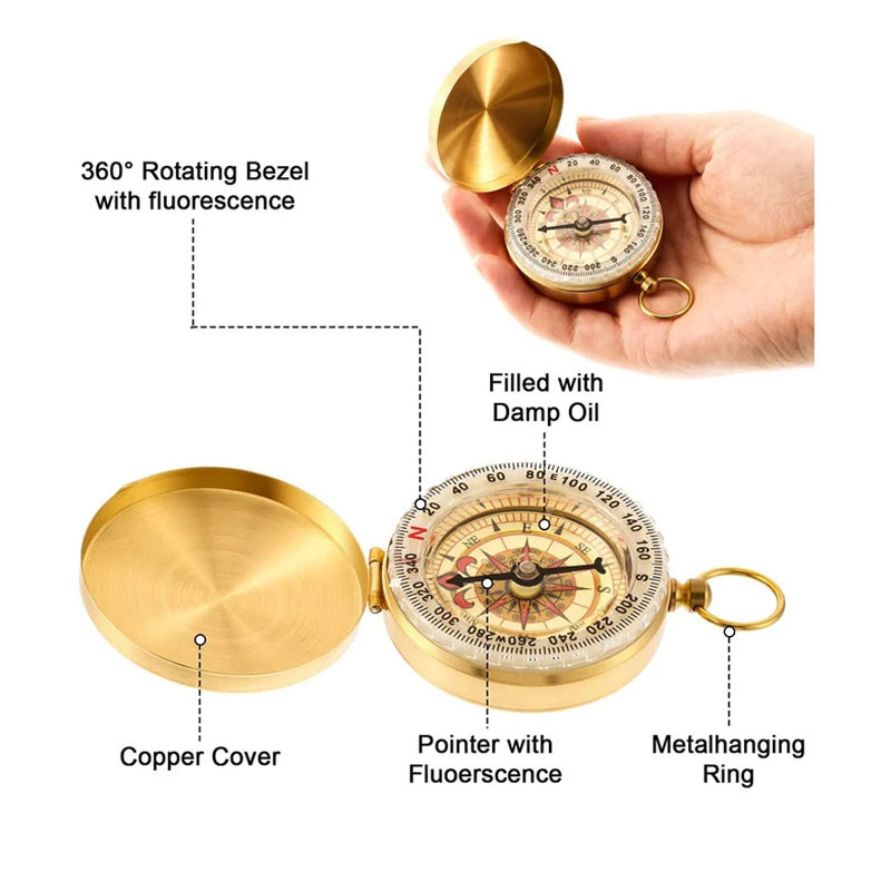 Personalized Meeting You Was Fate Cross Luminous Compass with Custom Name and Title Religious Gift Christian Gift Faith Gift for Husband