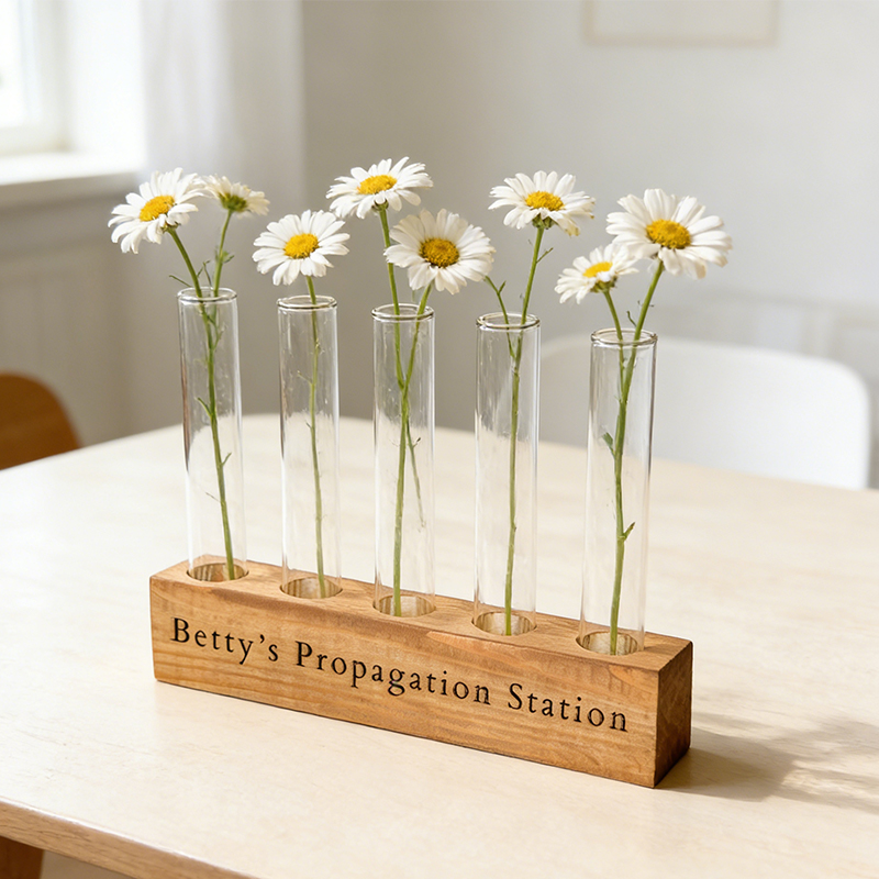 Personalized Custom Name Plant Propagation Station Custom Plant Gift for Plant Parents