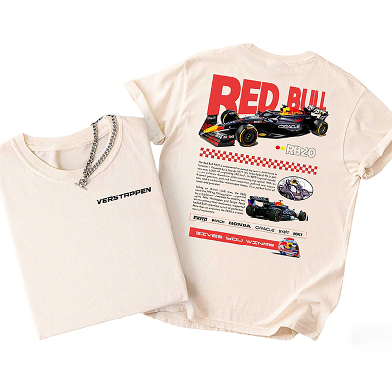 Personalized Racing T-Shirt Formula Car Tee for Motorsport Fans F1 Enthusiasts