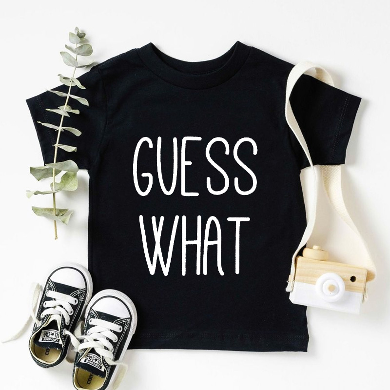 Guess What Chicken Butt Kids T-Shirt Funny Kids Shirt Birthday Gifts for Kids  Funny Shirts with Sayings