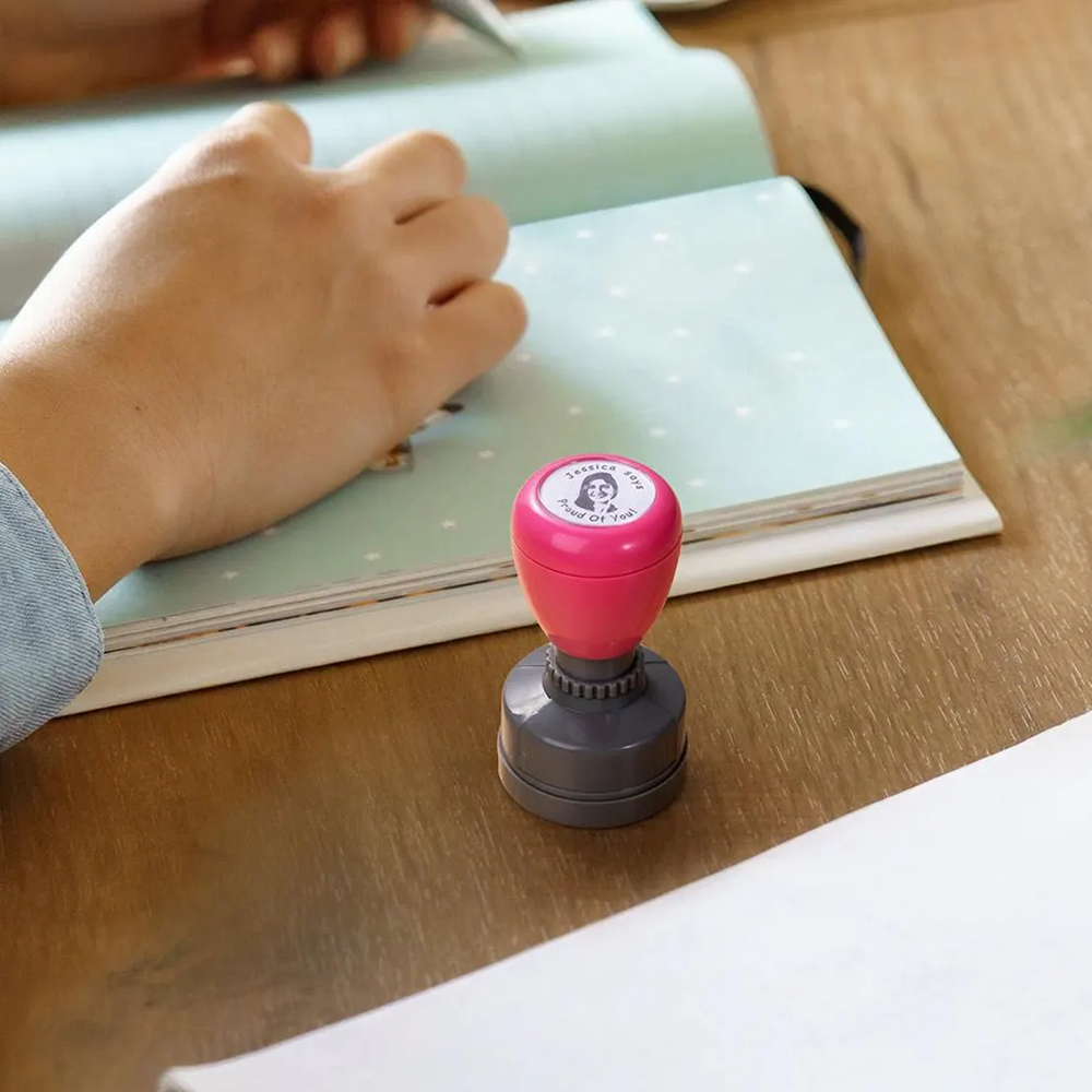 Personalized Photo Stamp Custom Portrait Rubber Stamp Perfect for Couple Romantic Gifts Journals or Scrapbooking