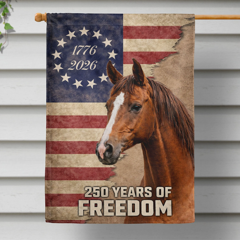 250 Years Horse American Flag Anniversary Gifts for Mom Dad Brother Sister Kids Family Is Our Home