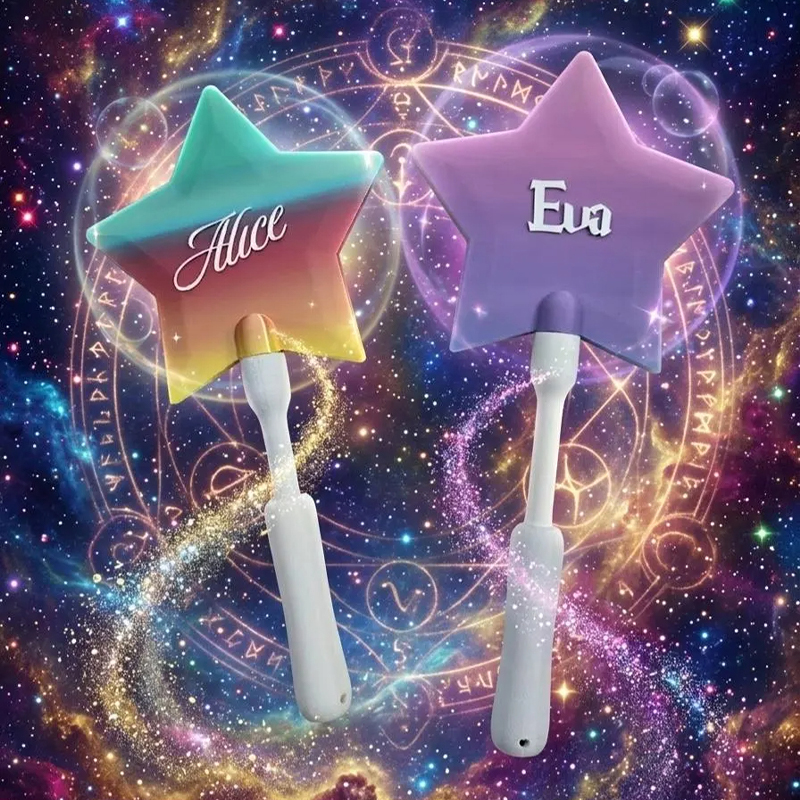 Personalized Star Magic Wand Tap-to-Pay Stick Magic Credit Card Pay Wand Custom Name Fairycore Hygiene Hack for Gen Z