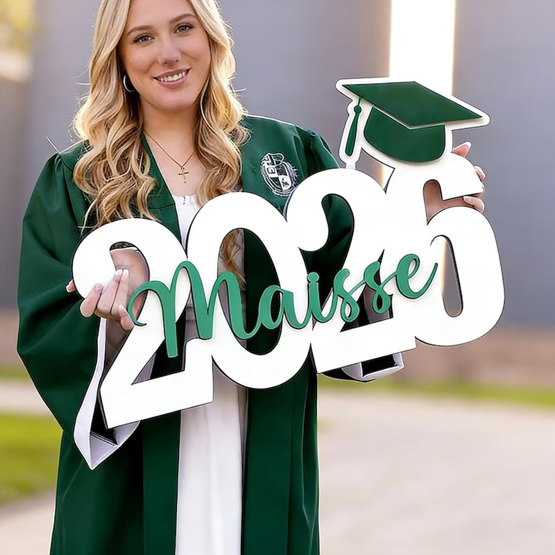 Personalized Graduation Party Sign Graduation Decorations 2025|2026 Gift Table Decorations Dessert Table or Centerpieces