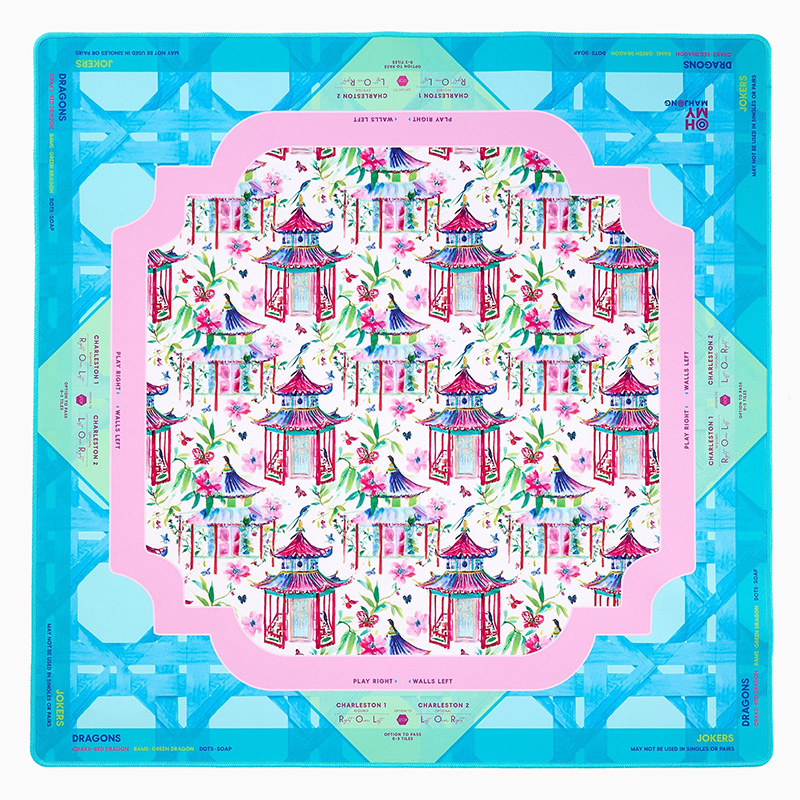 Lorelei Mat Waterproof Non Slip Elegant Table Protector Gift Mahjong Mat Mahjong Lovers Gifts