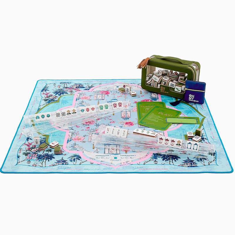 Radiance Mat Waterproof Non Slip Elegant Table Protector Gift Mahjong Mat Mahjong Lovers Gifts