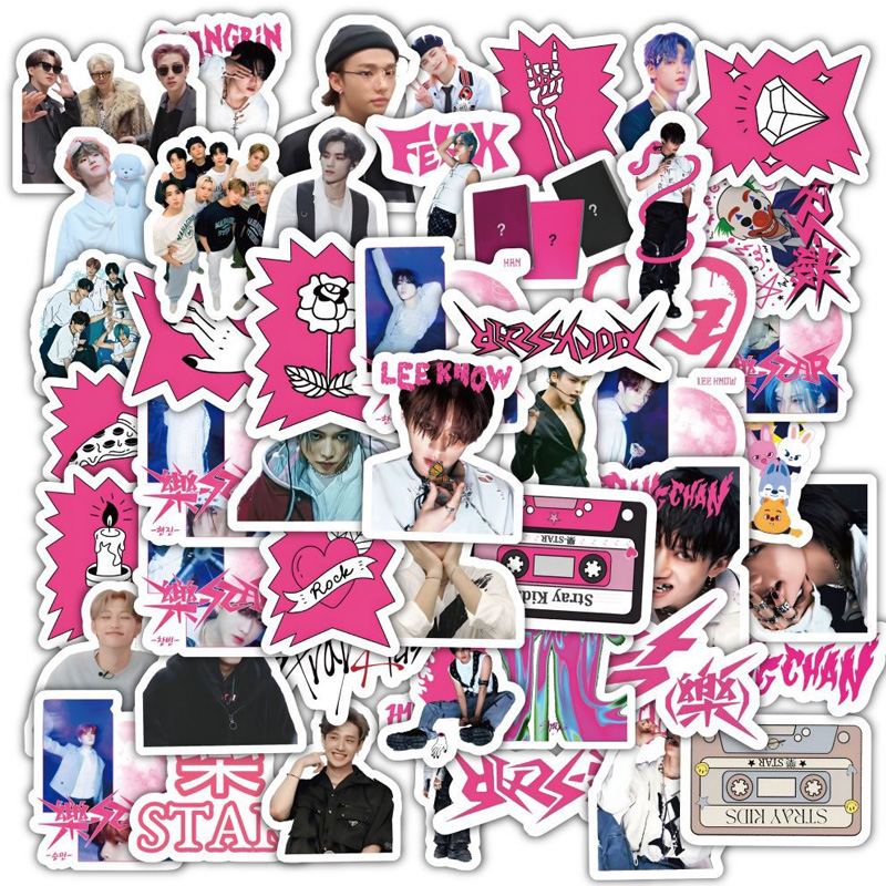 60PCS Kpop World Tour Members Gift Sticker Decorative Waterproof Decals