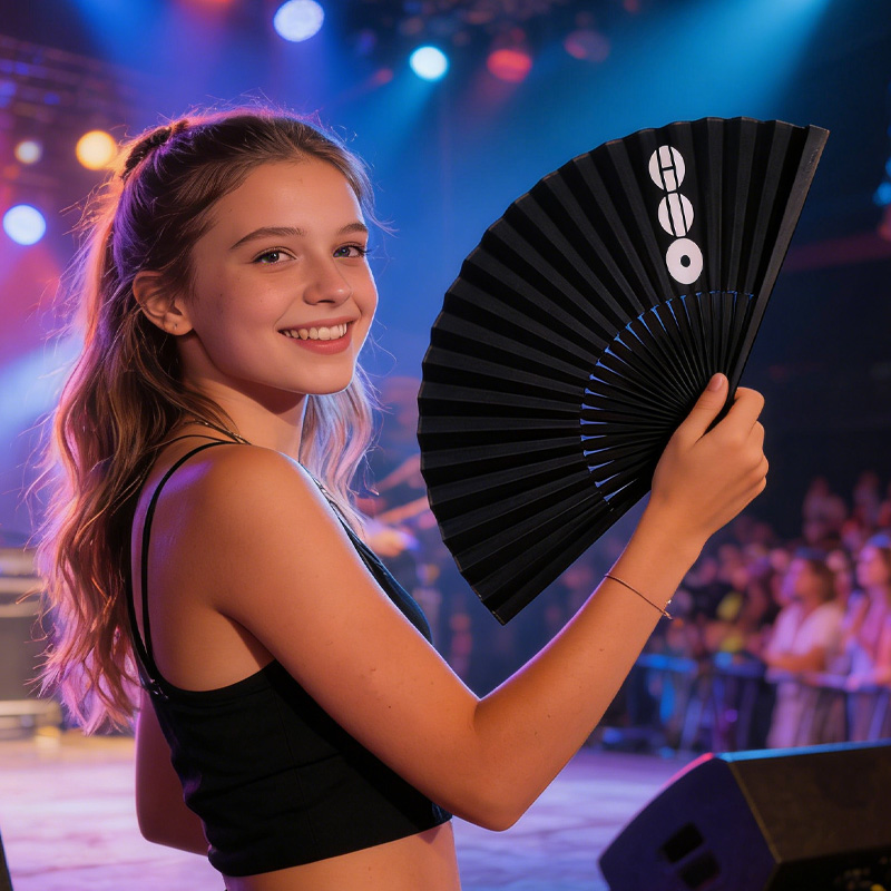 Kpop Inspired Folding Fan Concert Fan Kpop World Tour Members Reusable Gift Hand Fan Kpop Fans Folding Fan