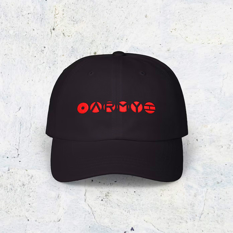 Embroidered Logo Fan Made 2026 Comeback Inspired Army Baseball Cap Minimalist Kpop Hat Arirang Album Fan Gift