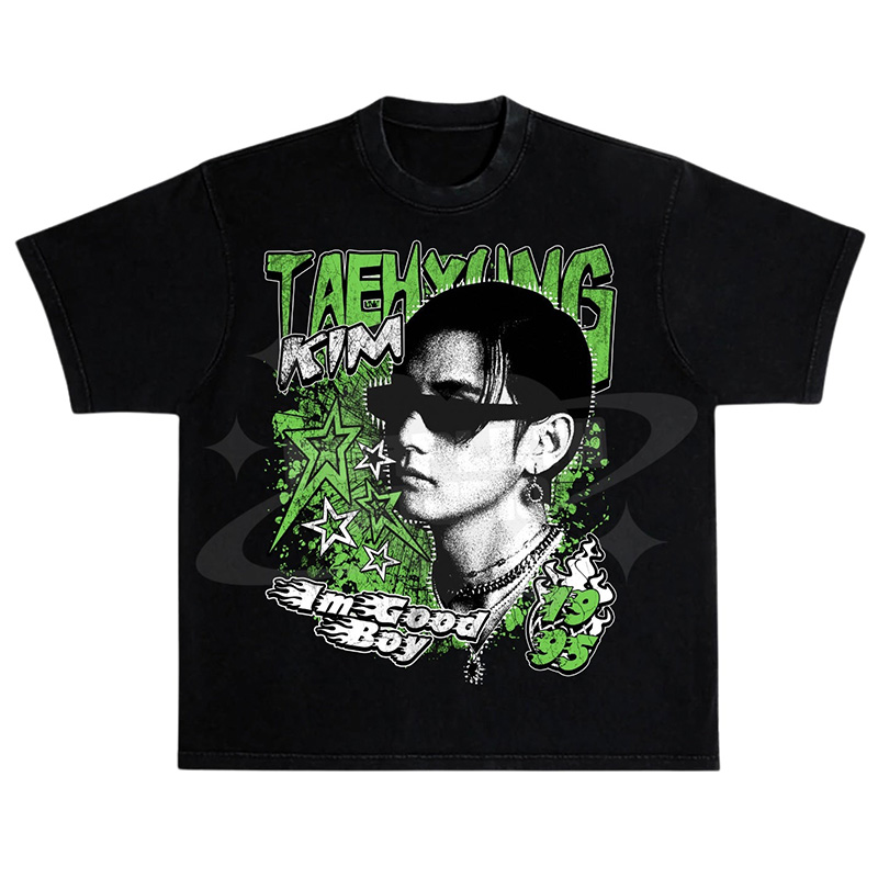 Kpop World Mature Girl Arirang World Crew Neck Washed T-Shirt Gift For Fans