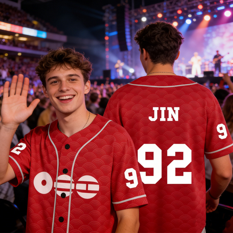 Personalized Kpop World Baseball Jersey K-Pop World Tour Shirt Fan Merch Members Jersey For Army Comeback 2026 Gift For Fans