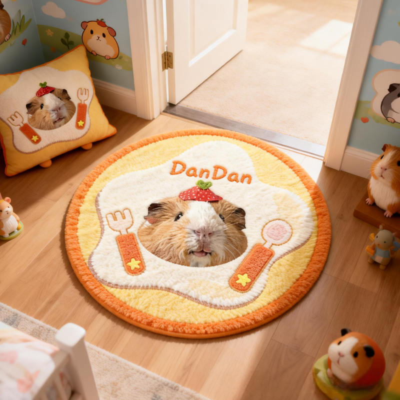Personalized Cute Hamster with Name Home Decor Unique Pet Lover Gift Birthday Gift for Kids