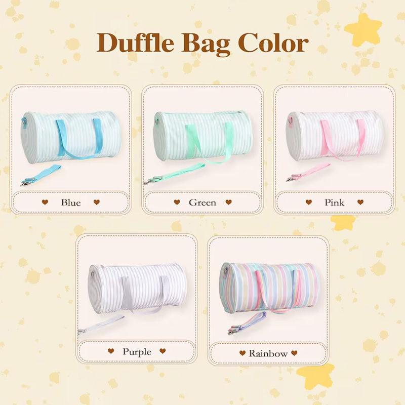 Personalized Ballet Themed Floral Ballerina Design Quilted Kids Travel Tote Shoulder Duffel Dance Gym Bag