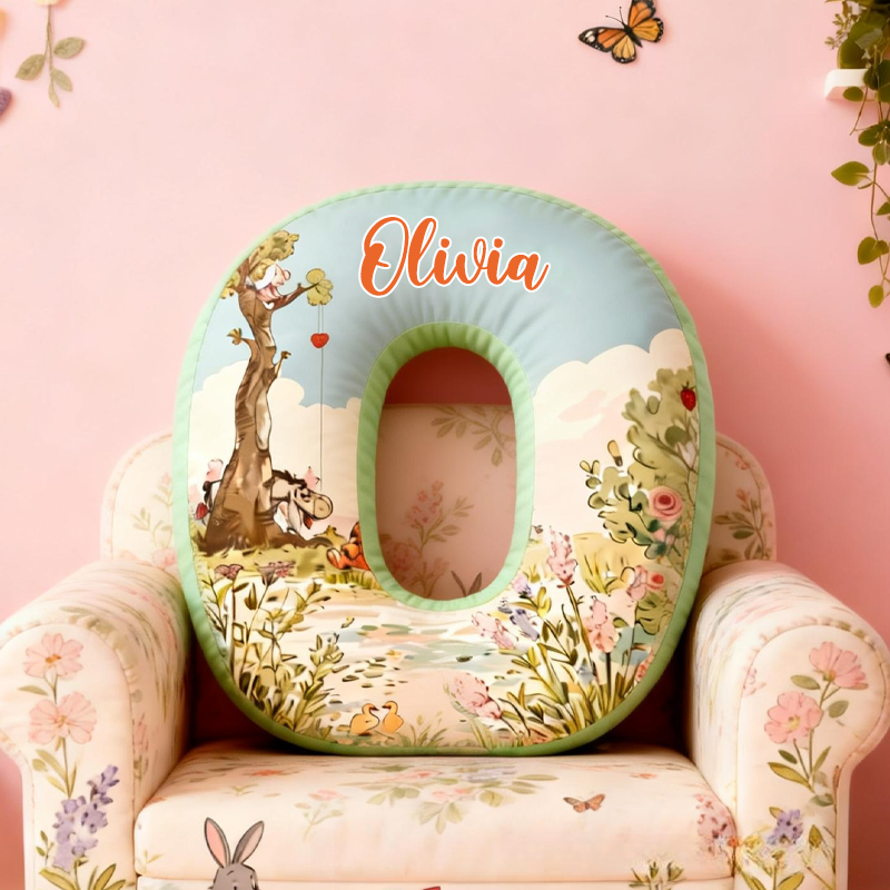 Personalized Cute Forest Bear Graphic 3D Print Pillow Birthday Gifts Funny Gifts Bear Lovers Gifts
