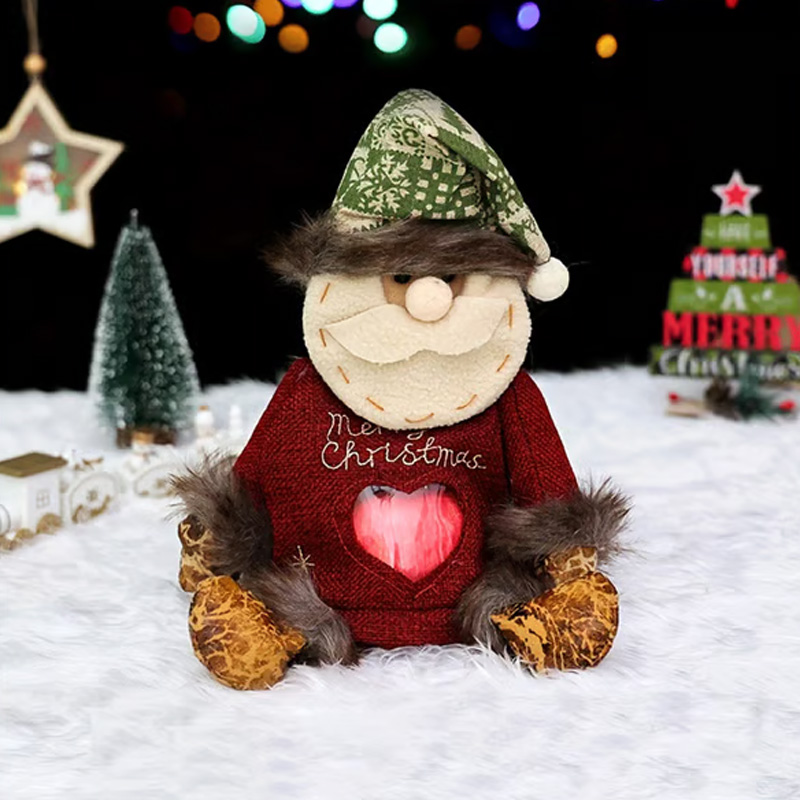 Christmas Gift Bag Holiday Stuffed Animal Cute Winter Decoration Gift Christmas Gift for Kids