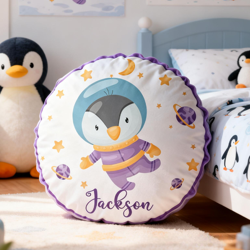 Personalized Cute Astronaut Animals Graphic 3D Print Pillow Birthday Gifts Funny Gifts Animals Lovers Gifts