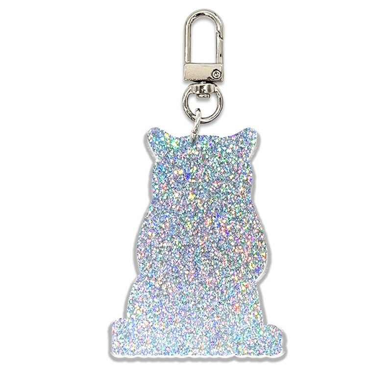 Personalized Save Meimei Cat Keychain Cute Glitter Meme Cat Key Ring Bag Charm Gift For Fans And Friends