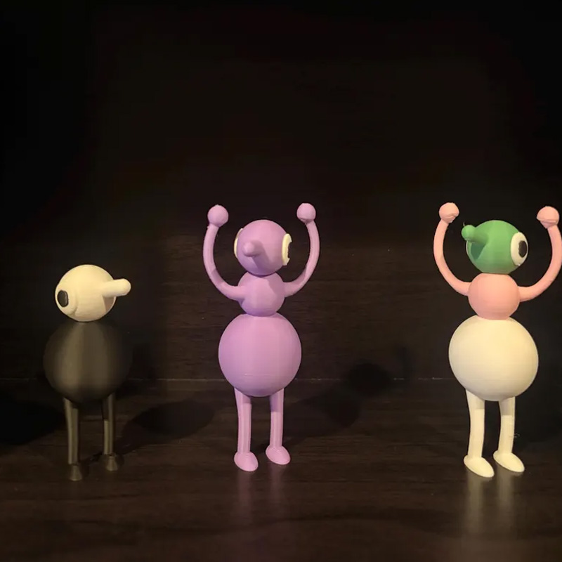 Personalized Big Walk Figurines Magnetically Swappable Cute Character Toy Customizable Collectible Desk Decor Gift