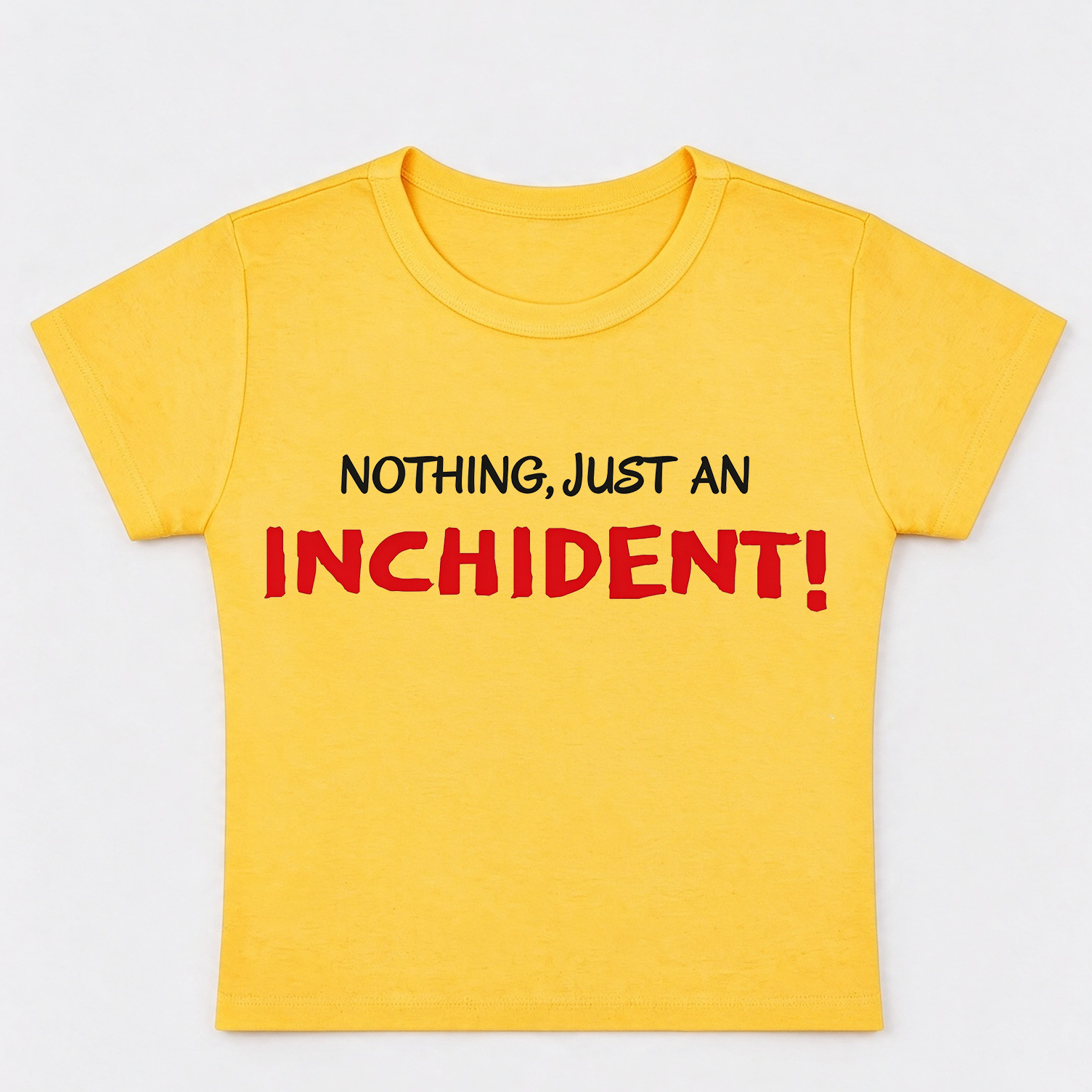 F1 Nothing Just An Incident Baby Tee, Charles Leclerc Meme Cropped T-shirt, Formula 1 Women’s Crop Top, F1 Fan Gift