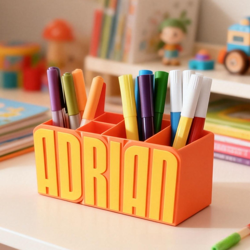 Personalized Pen Holder Birthday Gift for Kids Kids Room Decor Gift for Kids or Teachers