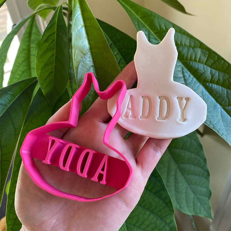 Personalized Kid Name 3D Printed Cookie Cutters Gift for Boy and Girl