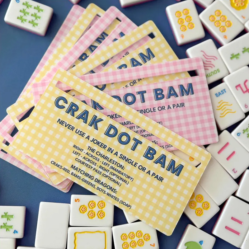 Personalized Acrylic Mahjong Line Reader with Name Mahjong Accessory Birthday Gift for Mahjong Lovers