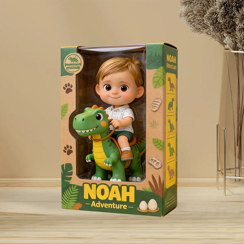 Personalized Dinosaur Adventure Kid Custom Shaped Acrylic Plaque Gift for Kid