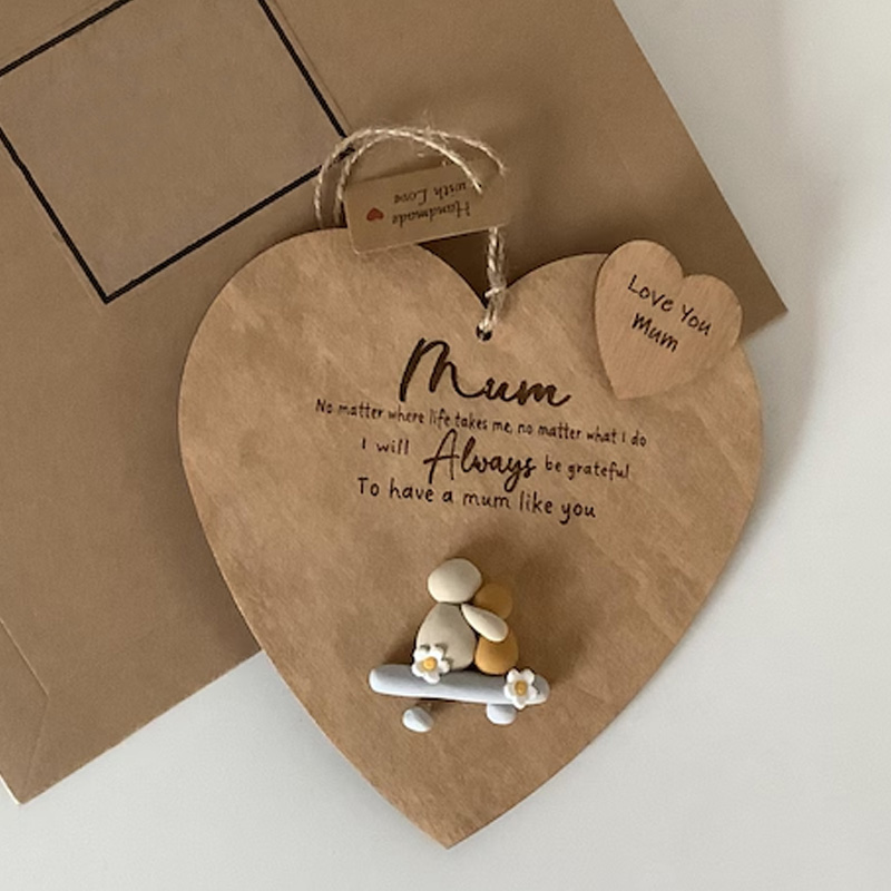 Mum Always Wooden Hanging Ornament Gift for Mum Mothers Day