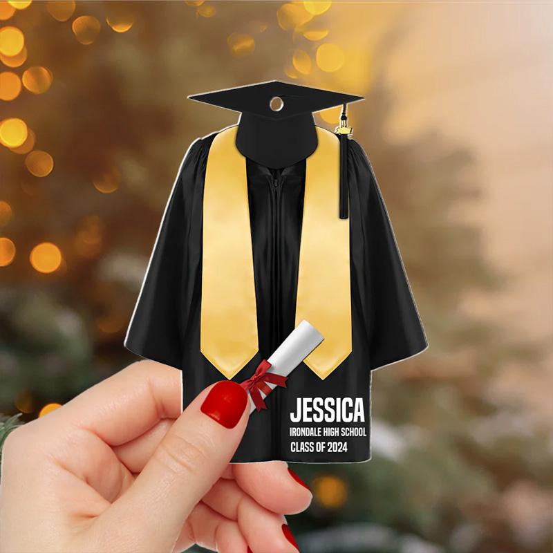 Personalized Gifts For Graduation Gown Ornament Custom School Graduation Gifts For Senior Graduate Class Of Years
