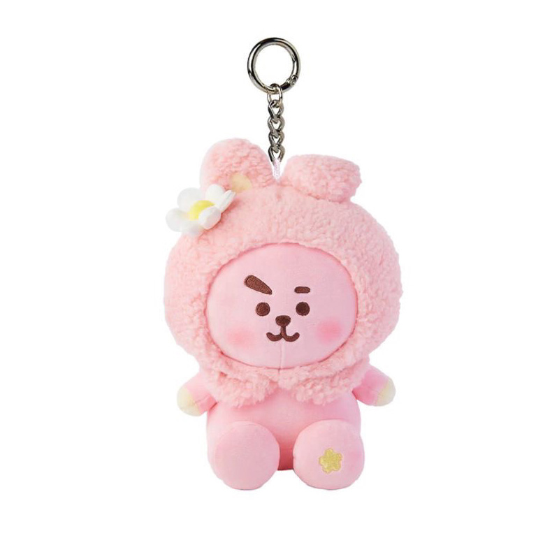 Cartoon Characters Cute Soft Stuffed Animal Pastel Color Adorable Collection Bag Charm K-Pop Plush Keychain