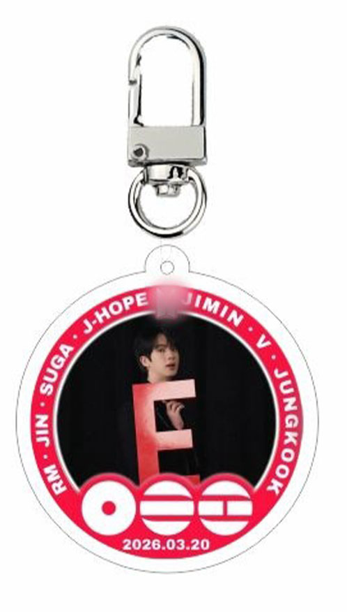 Personalized World Tour 2026 Member Letter Acrylic Keychain Kpop ARMY Accessory
