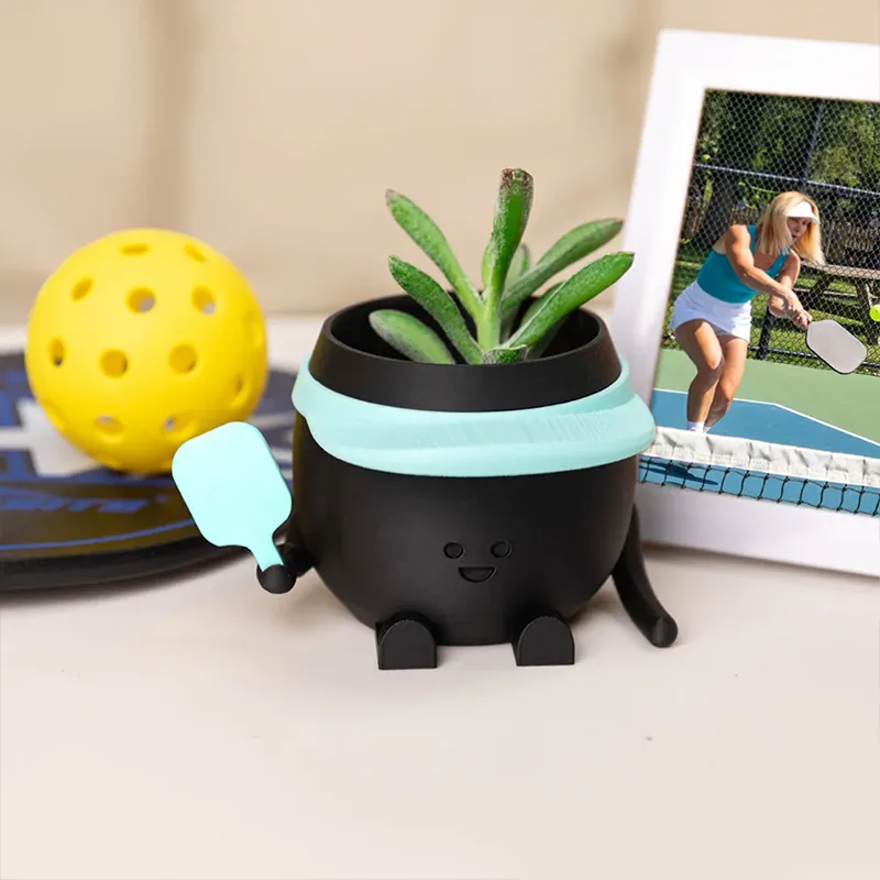 Personalized Pickleball Planter Adds a Playful Touch to Your Decor