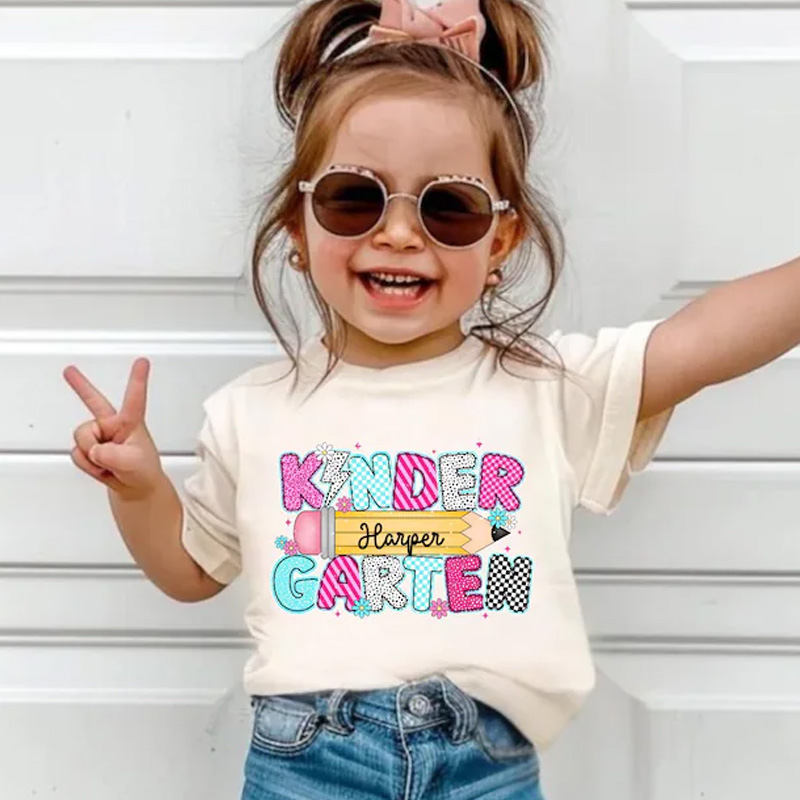 Personalized Kindergarten Magic Grade Level First Day Of School Colorf