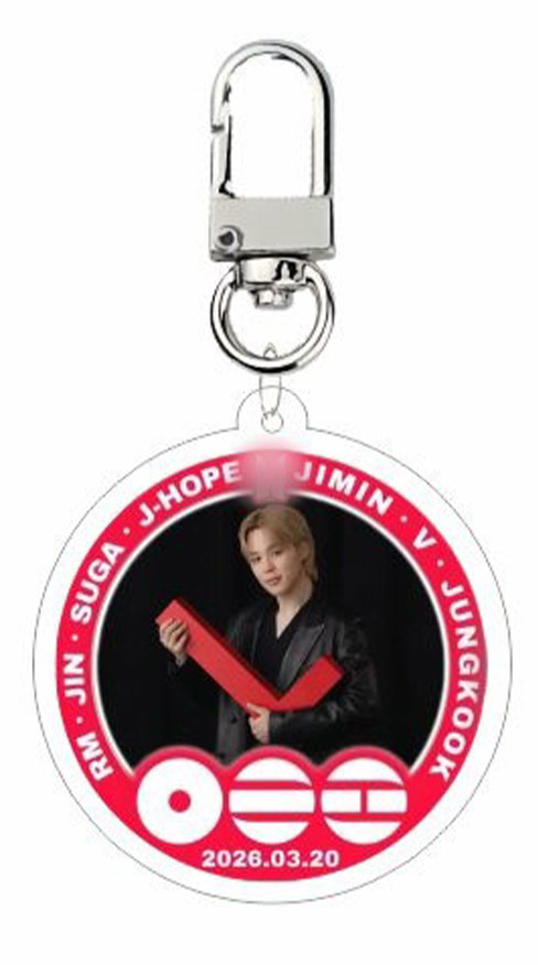 Personalized World Tour 2026 Member Letter Acrylic Keychain Kpop ARMY Accessory