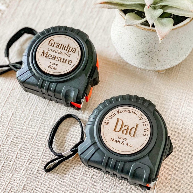Personalized No One Measures Up Tape Measure Engraved Tape Measure Dad Birthday Gift from Kids Custom Gift for Dad
