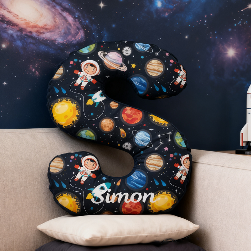 Personalized Solar System Pillow Science Space Astronomer Pillow Funny Planet Pillow Gift Astronomy Universe Lovers