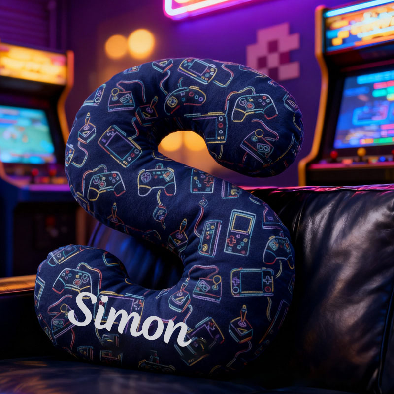Personalized Gaming Controllers Pillow Games Console Gamers Joystick Handheld Lover Pillow Gift for Geek Game Lover