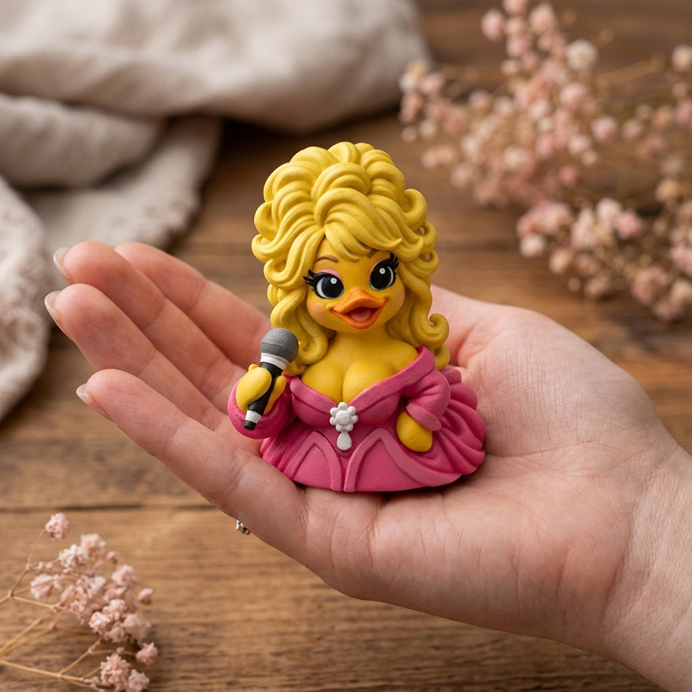 3D Printed Country Star Elegant 3D Character Art Toy