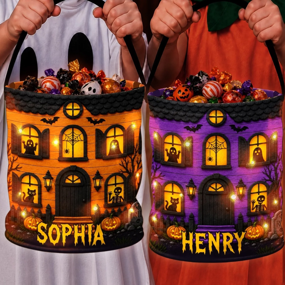 Personalized Halloween Gifts For Kids Boo Crew Lives Here Custom LED L