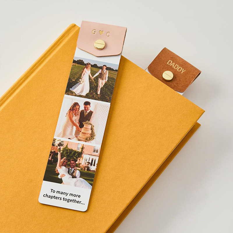 Personalized Grandad Photo Bookmark Birthday Gift for Dad Grandpa Book Lover Gift Father's Day Gift