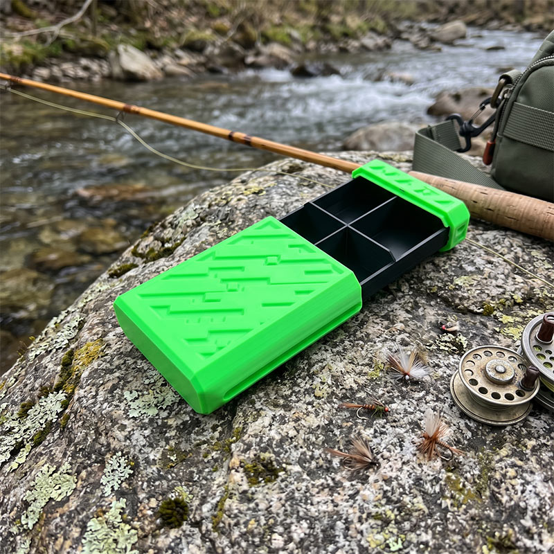 Personalized Pocket Fishing Tackle Box with Name for Dad Grandpa Papa Fishing Gifts