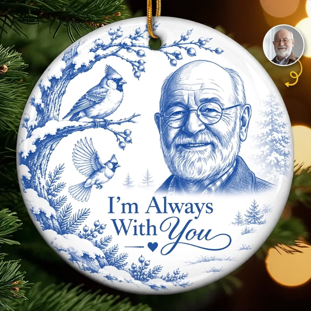 Personalized Christmas Memorial Sympathy Gifts For Loss Of Mom Dad Pea