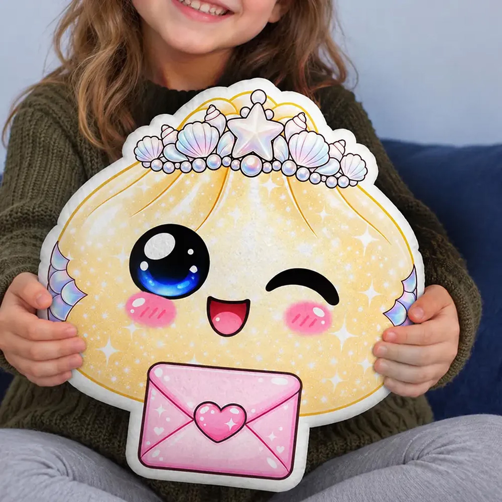 Personalized Shaped Pillow Cute Squishy Dumpling Character Gift For Ki
