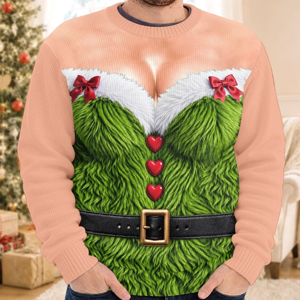 Personalized Christmas Birthday Gifts For Daughter Besties Sisters Granddaughter Grandma Mom Yourself Serving Elf Glam Custom Funny Ugly Sweatshirt