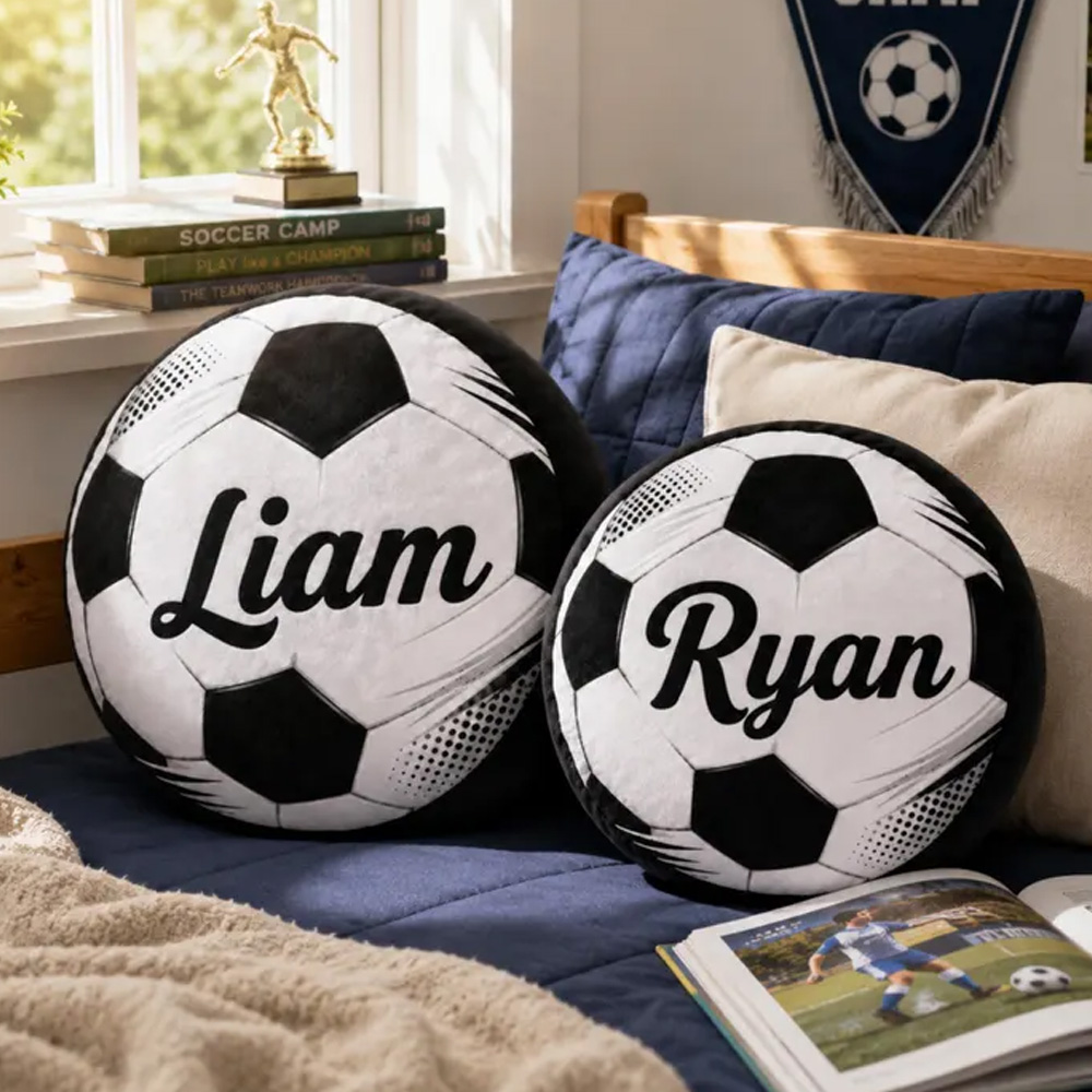 Personalized Soccer Ball With Custom Name Gift for Kids Boys Girls Birthday Sports Team Party Favor