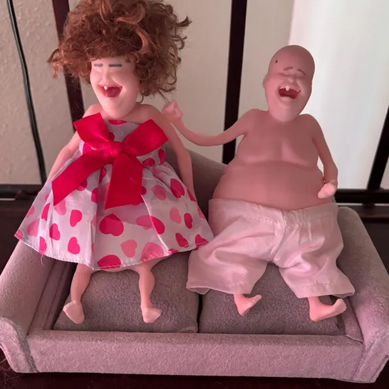 Curly Hair Character Theme Relaxing Decorative Gift Mugly Rene Doll