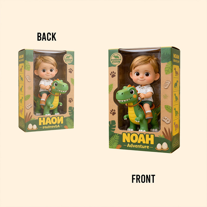 Personalized Dinosaur Adventure Kid Custom Shaped Acrylic Plaque Gift for Kid