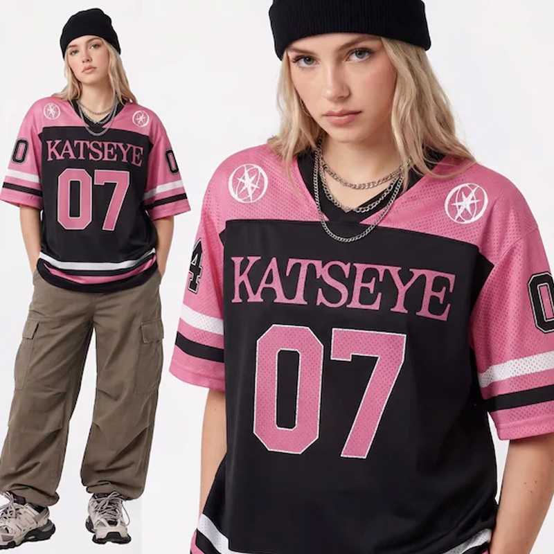 Personalized Katseye Jersey Shirt Kpop Fan Merch Jersey Unisex Katseye Shirts for Teen Girl Gift for Eyekons