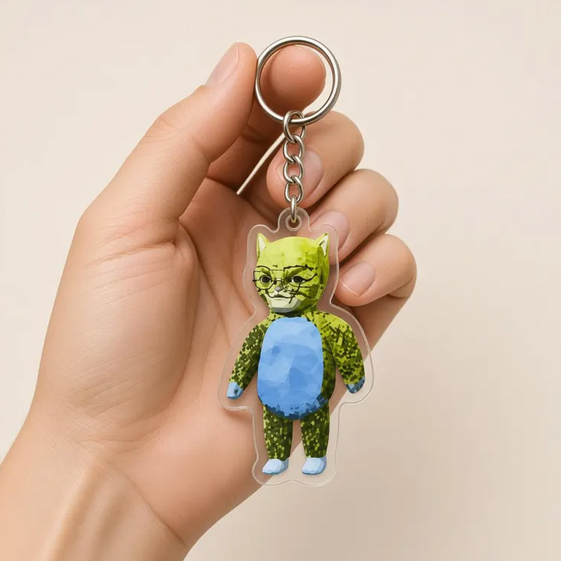 Personalized Niu Lai Keychain Colorful Cartoon Creature Bag Charm Fun Gift For Kids And Friends